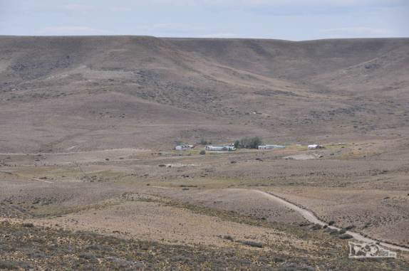 De volta da Cueva de Las Manos, no sul da patagônia, na Argentina, a estancia onde dormimos, maravilhosamente localizada no meio do nada!